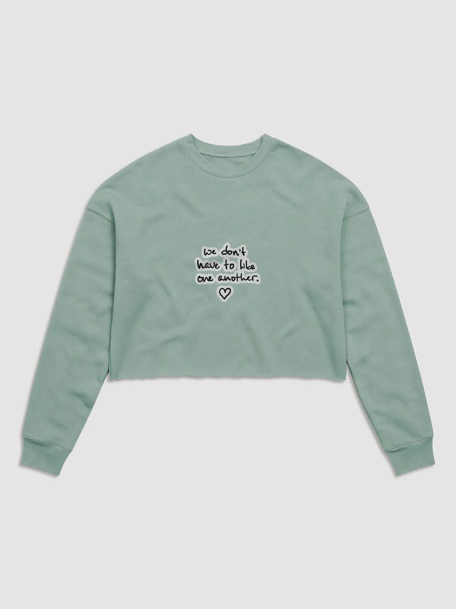 ONE ANOTHER (bubble design) Women's Fleece Crop Sweatshirt product image (18)
