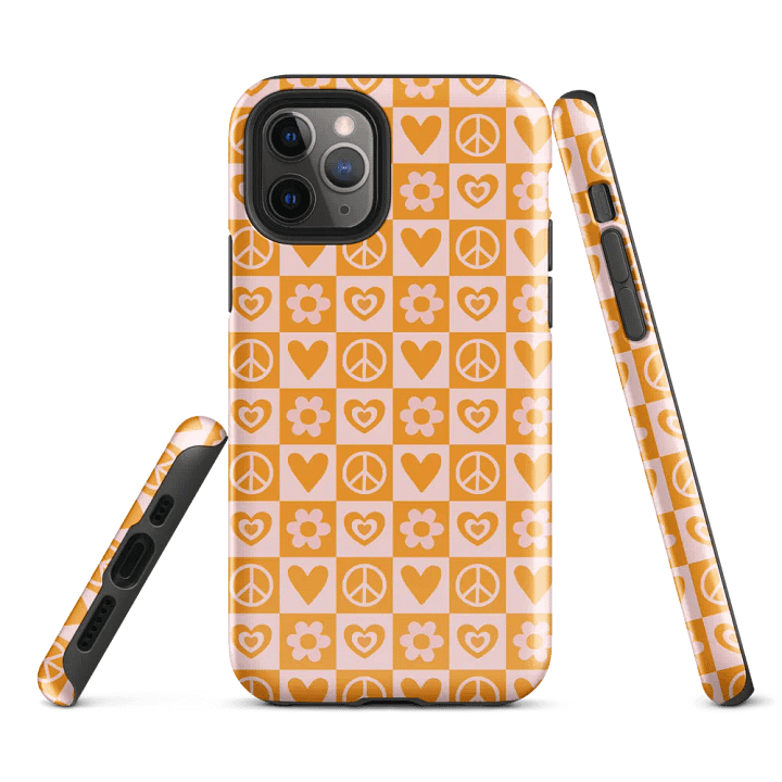 Peace, Love, and Harmony Tough Case for iPhone® product image (2)