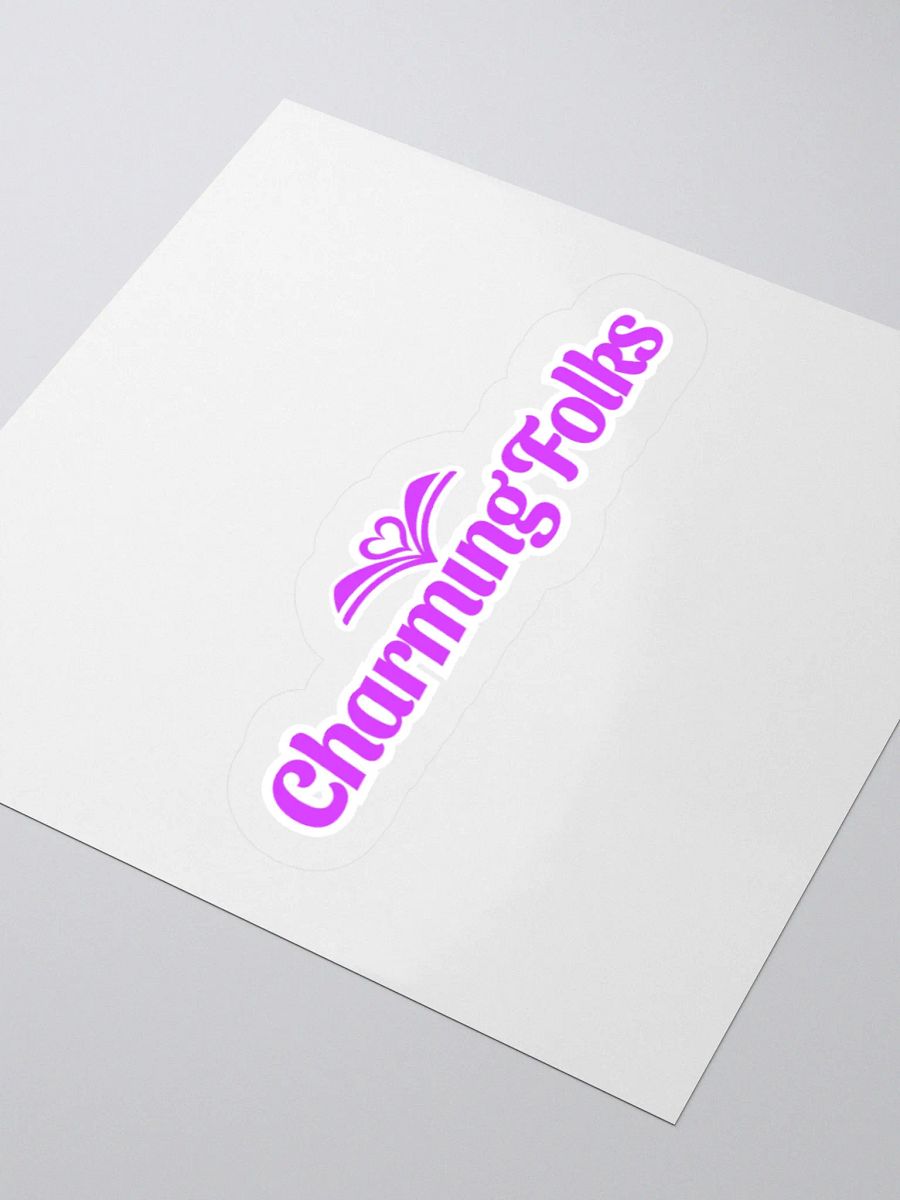 Charming Folks Logo Sticker product image (10)
