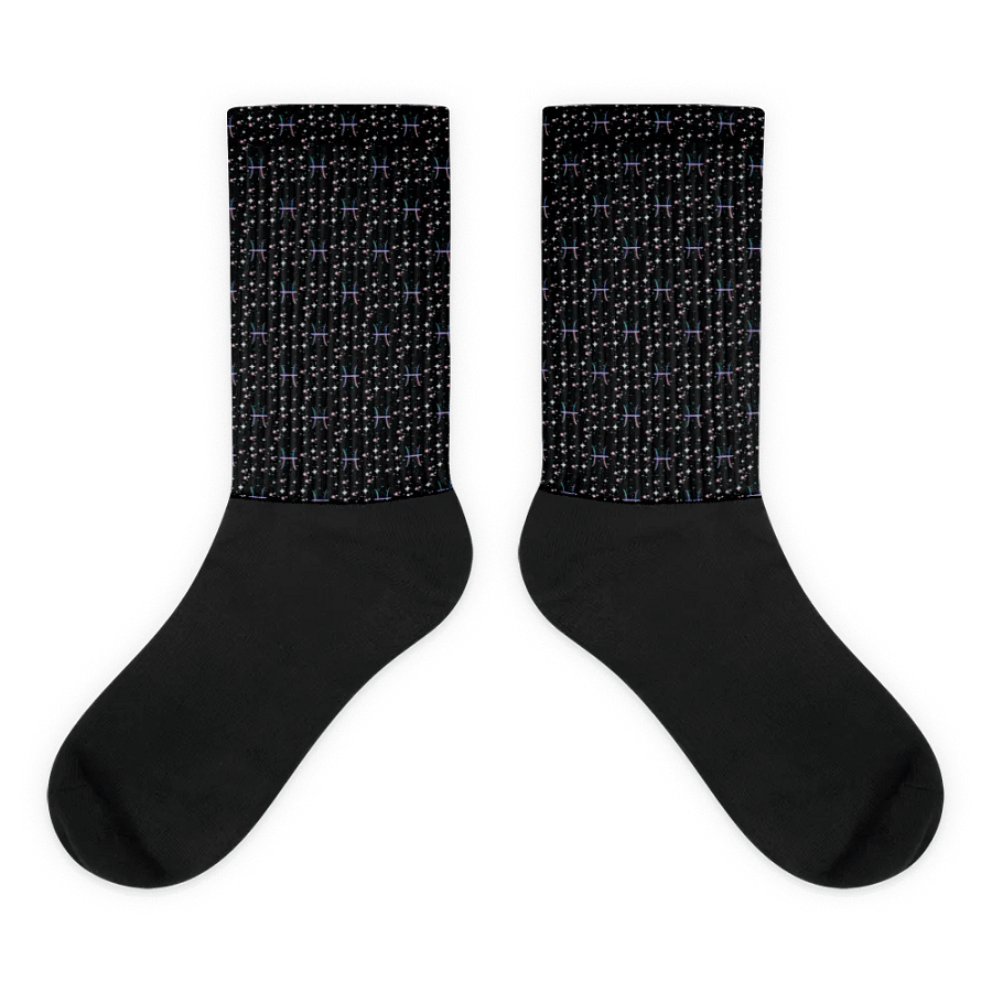 Pisces, Pastel Pisces Glyph, Socks product image (1)
