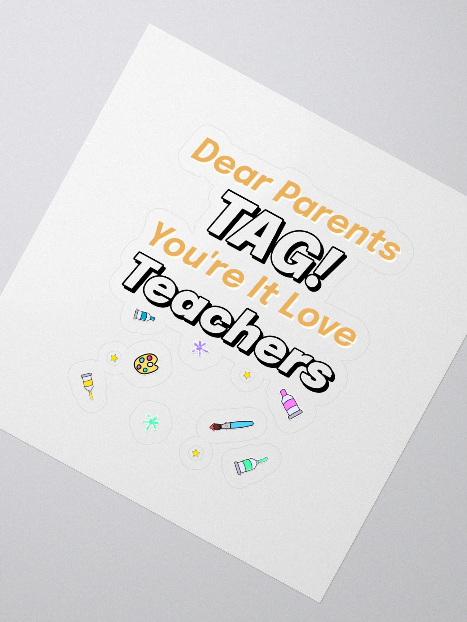 Teacher's Appreciation Kiss Cut Stickers product image (2)