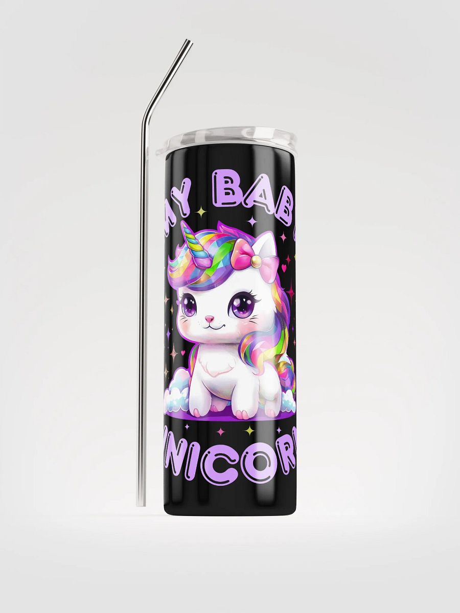 Rainbow Baby Unicorn Stainless Steel Tumbler product image (2)