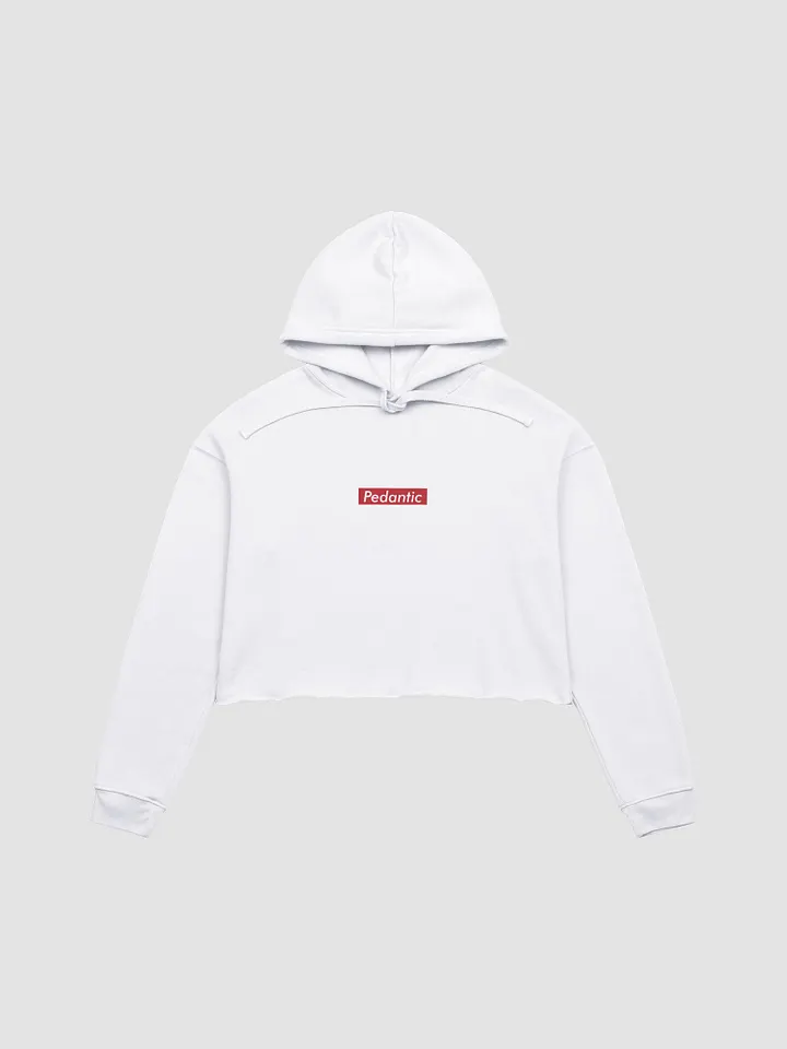 Pedantic Fleece Crop Hoodie product image (33)