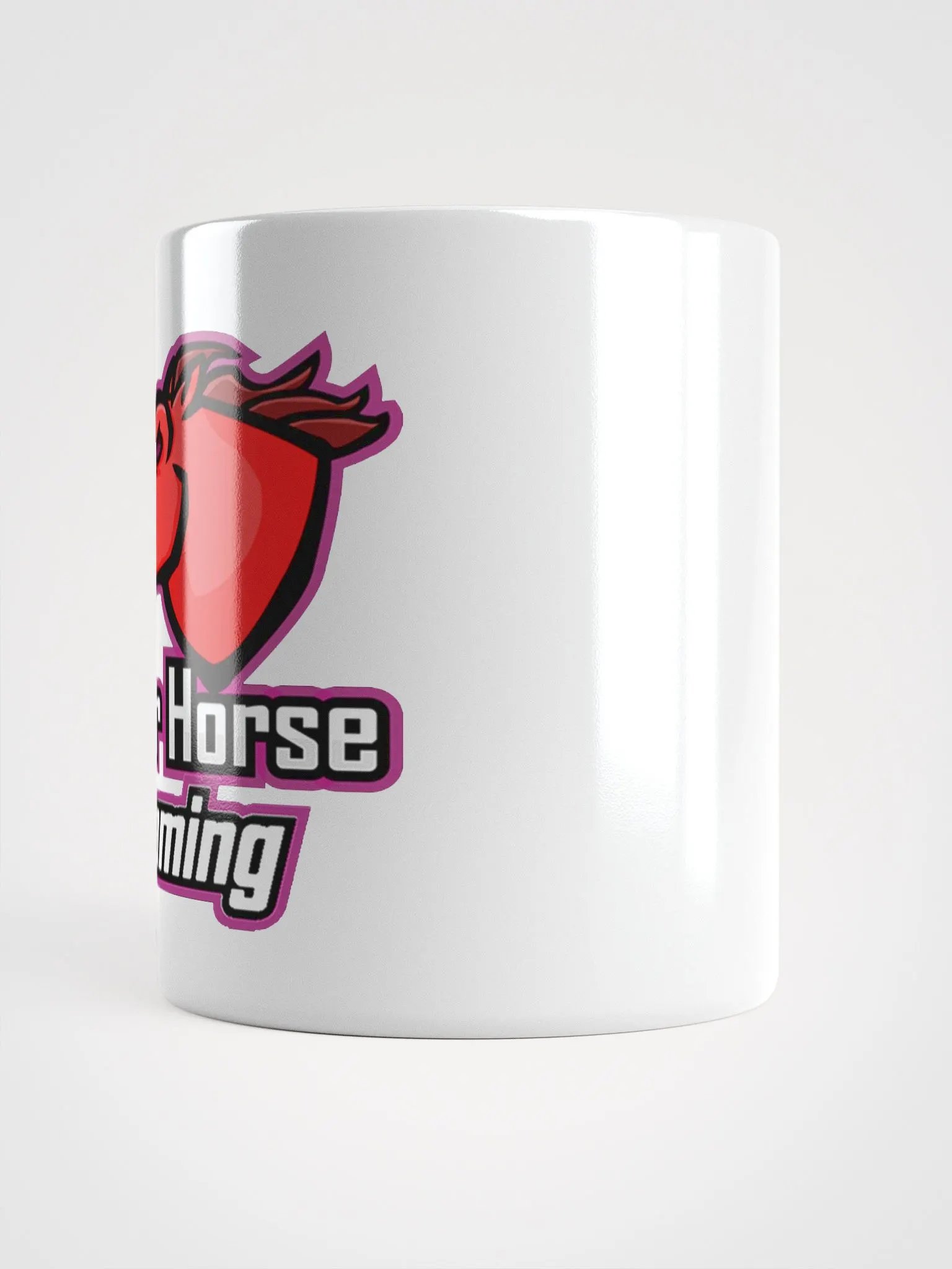 Fierce Horse Head White Glossy Mug product image (14)