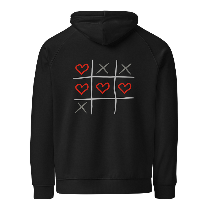 Organic UNISEX Hoodie, Tic-Tac-Toe product image (1)
