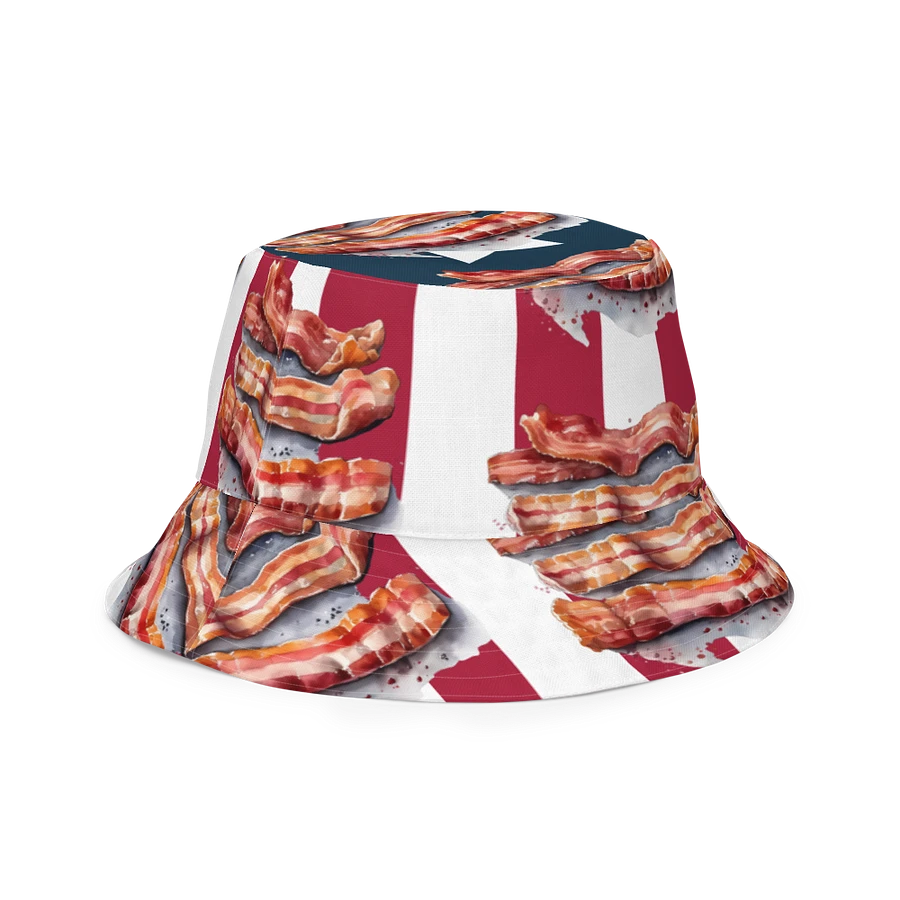 Bacon Strips, & Stars and Stripes Reversible Bucket Hat product image (13)