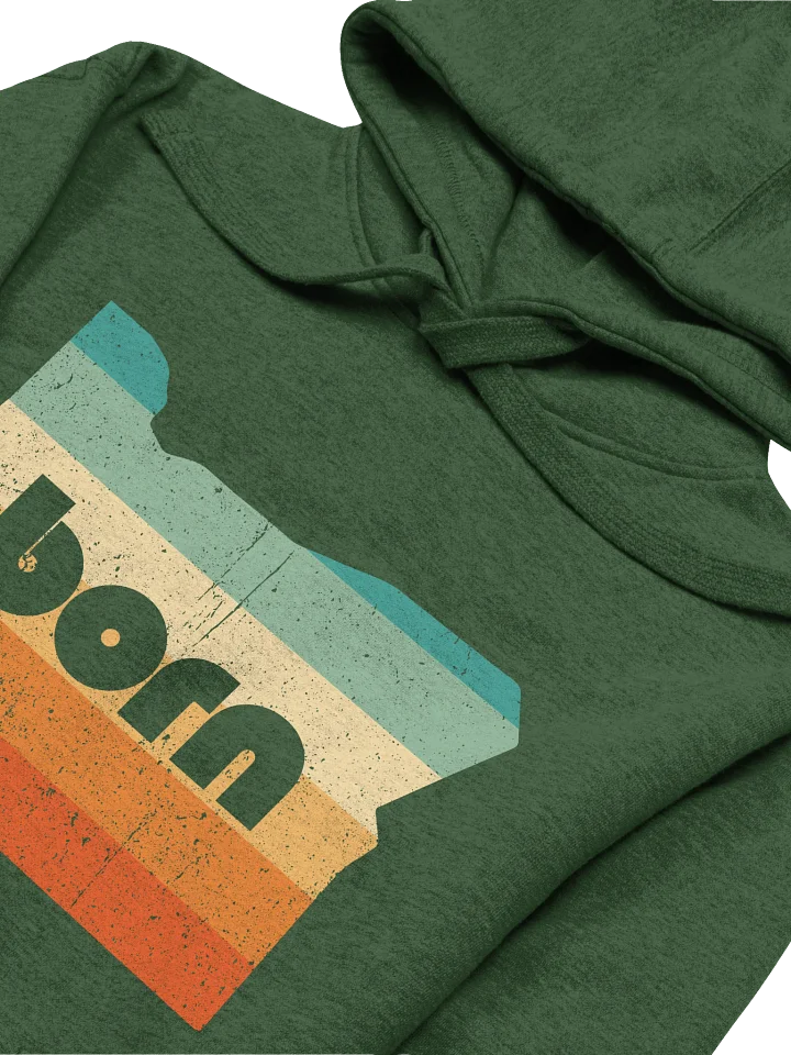 Vintage Colors Oregon Born Hoodie product image (2)