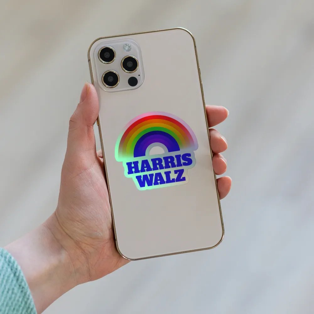 Rainbow Harris Walz Holographic Sticker product image (8)