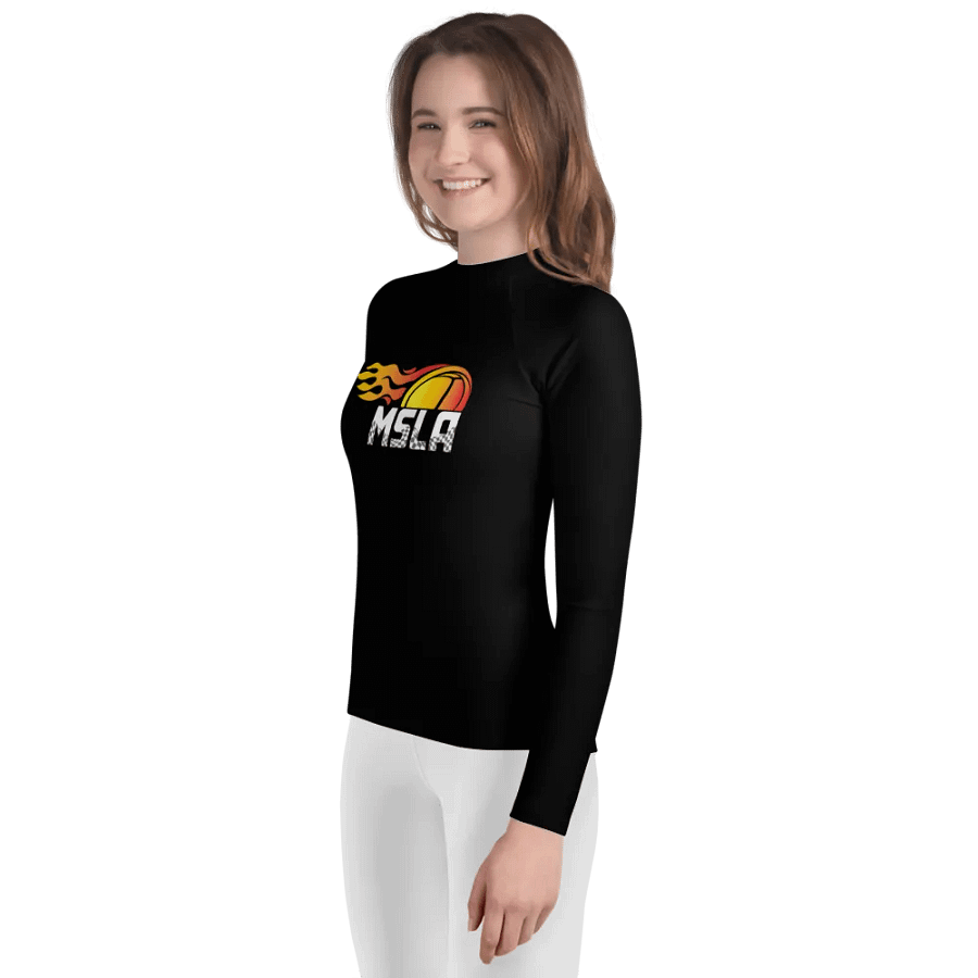 MSLA Logo Youth Rash Guard product image (3)