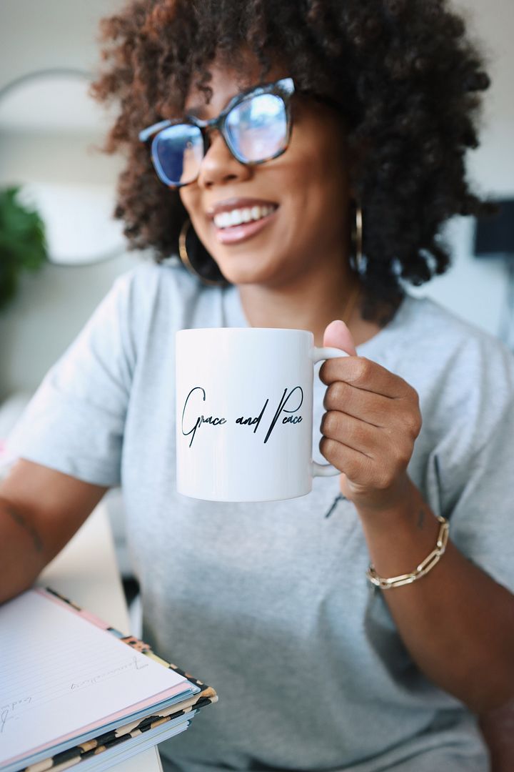 Grace and Peace / Scripture Coffee Mug 15oz product image (1)