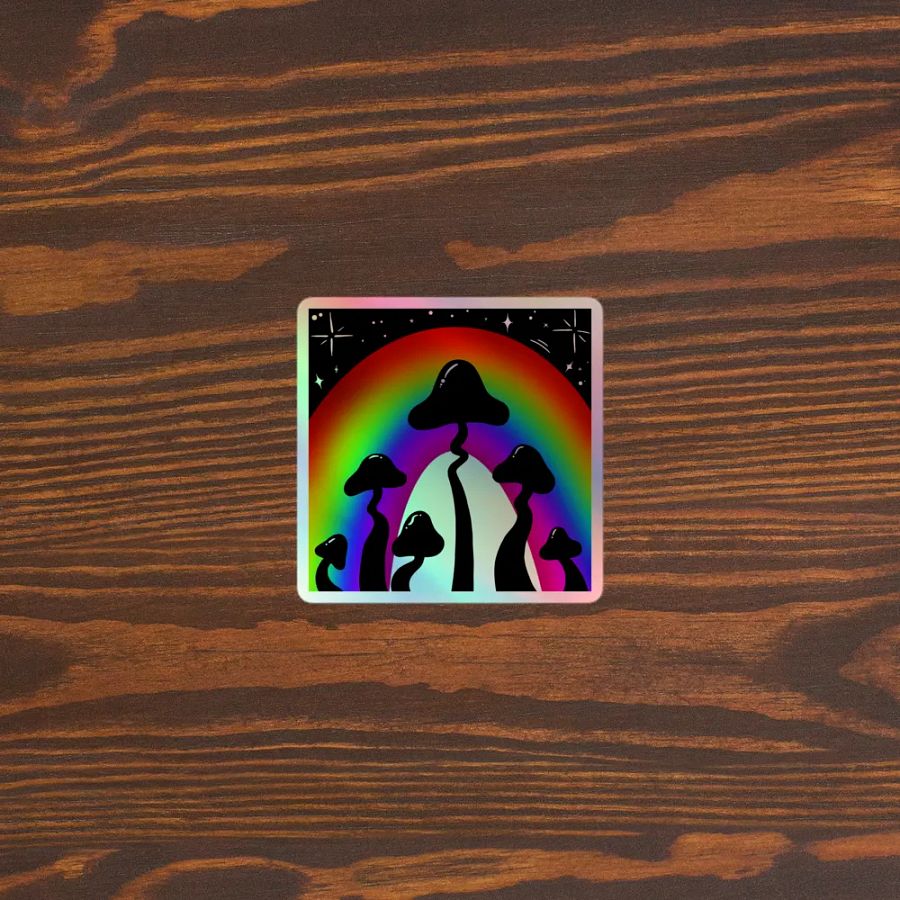 Rainbow Mushroom Sticker product image (5)