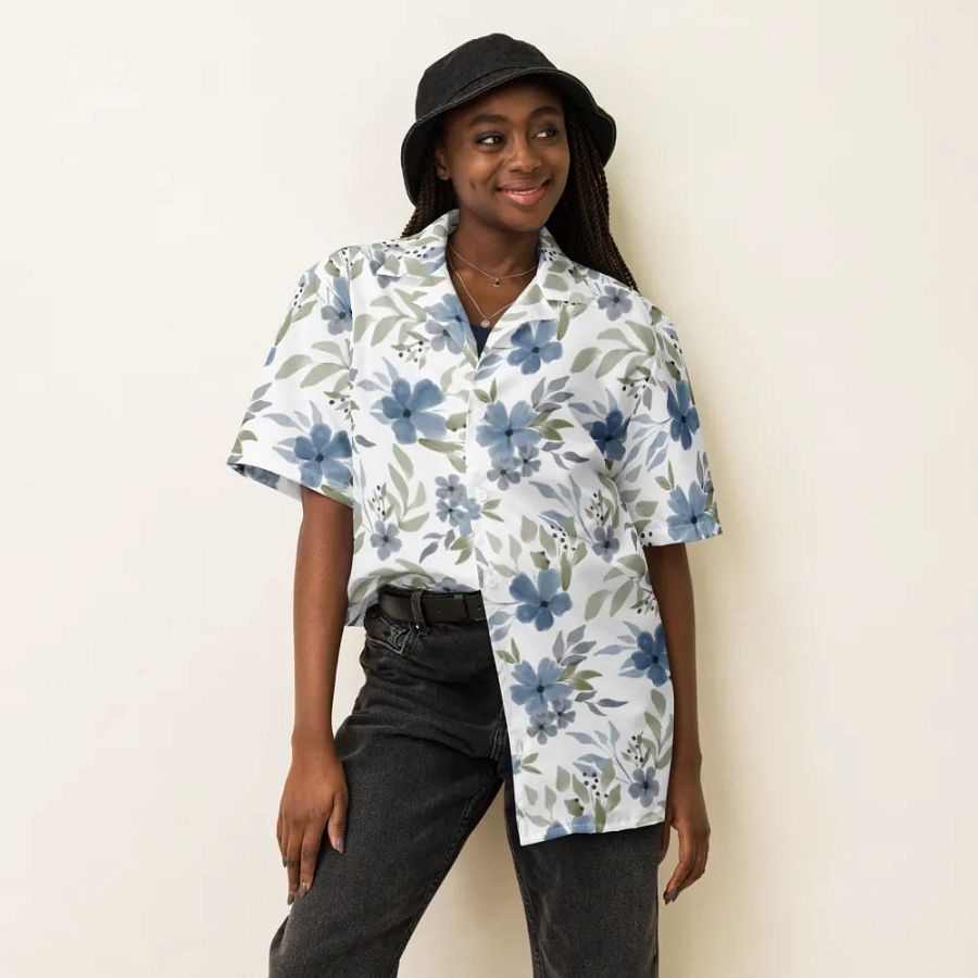 Breezy Blossoms Hawaiian Shirt product image (6)