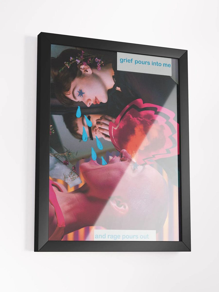 Grief & Rage Framed Art Print product image (3)