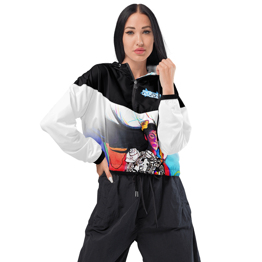 OVERSATURATION - Women's Cropped Windbreaker product image (3)
