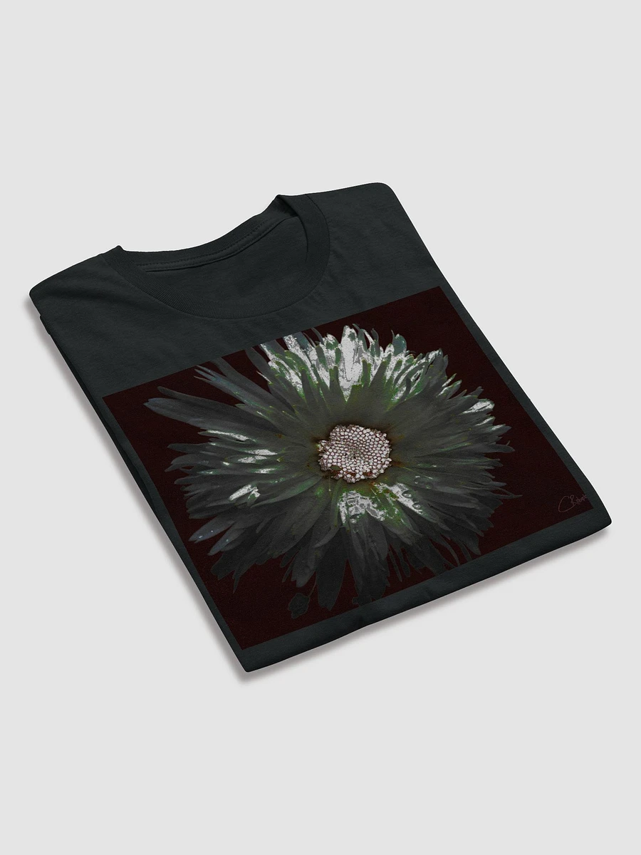 Abstract Silver and White Daisy Flower Women's T Shirt product image (8)