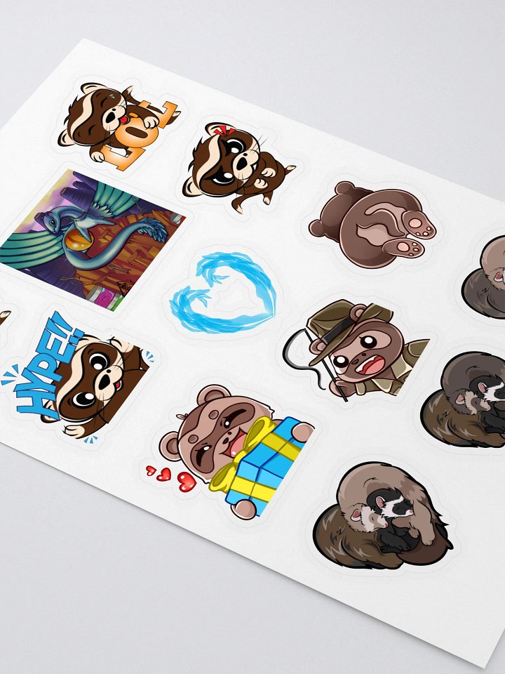 Sticker Sheet with Sarenadia Emotes product image (2)