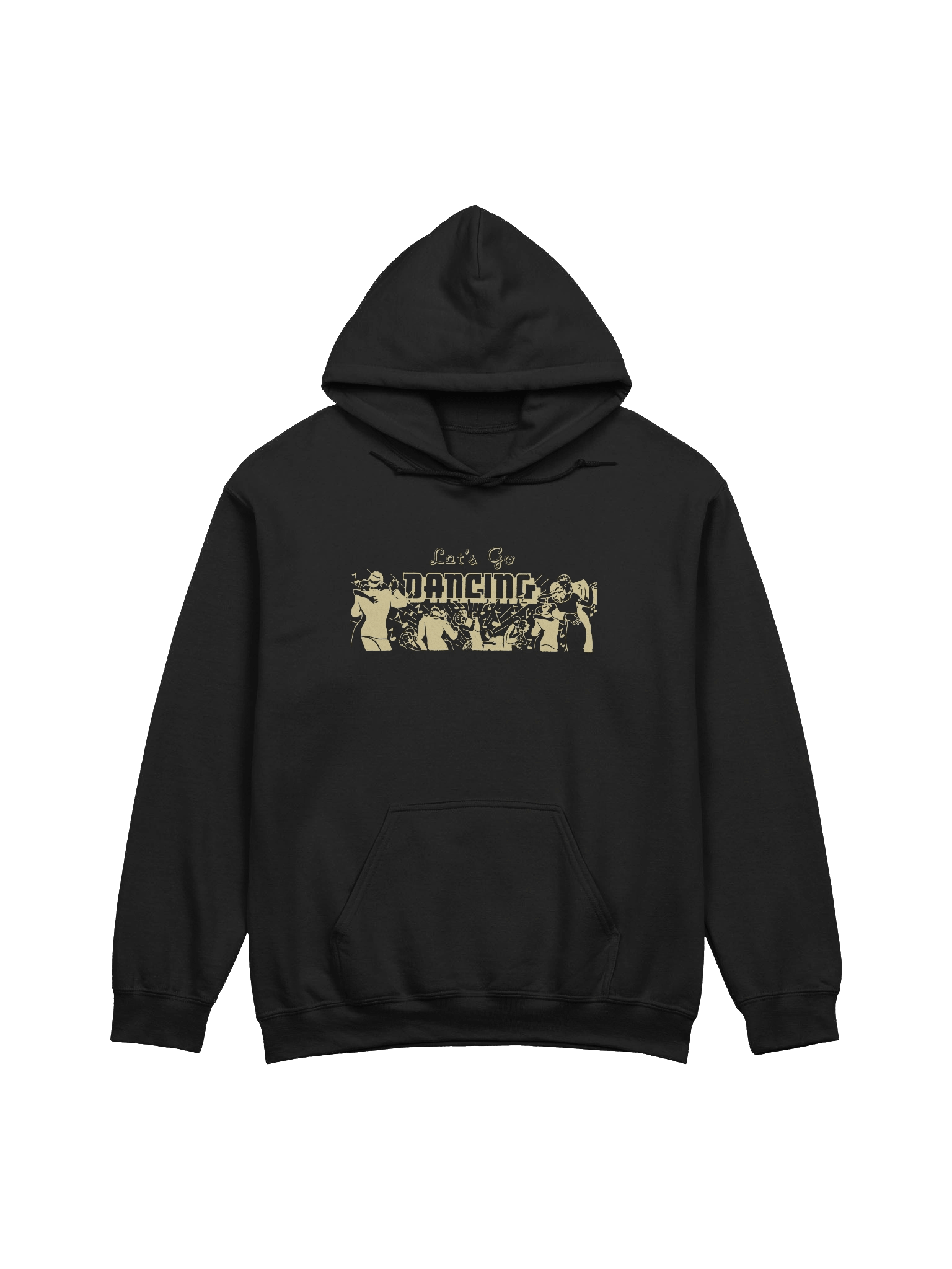'Let's Go Dancing' Hoodie — Dark product image (1)