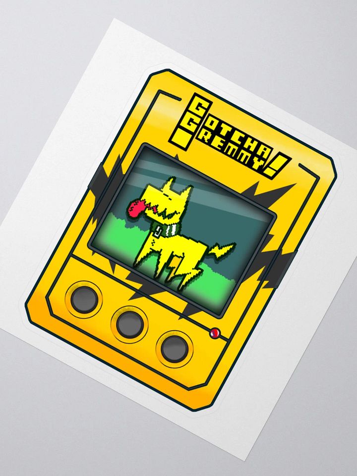 Gotcha Gremmy! [Yellow/Black] - Sticker product image (2)