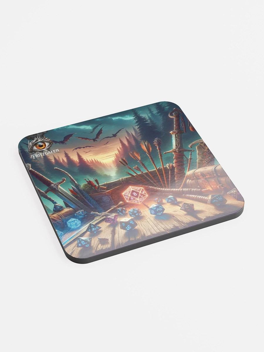 Dice & Blades Drink Coaster product image (2)