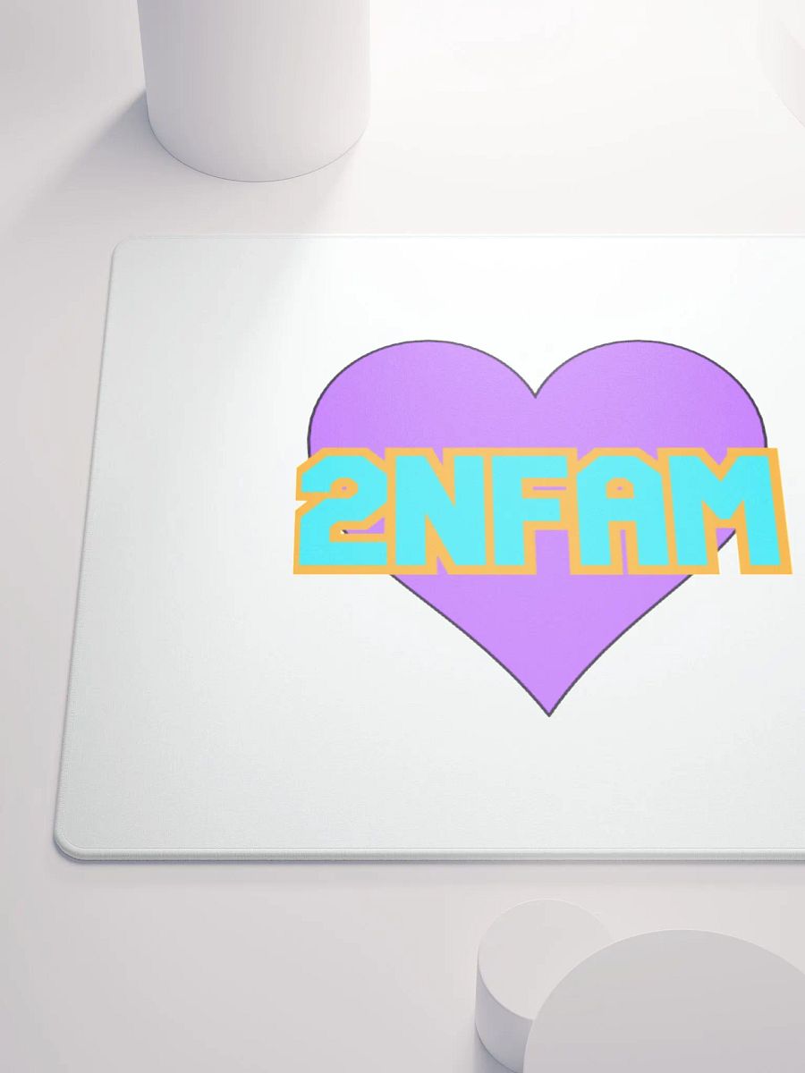 2NFAM Heart Gaming Mouse Pad (White) product image (6)