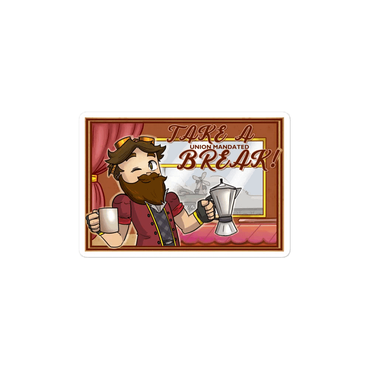 'Take a Break' Die-Cut Magnet product image (2)