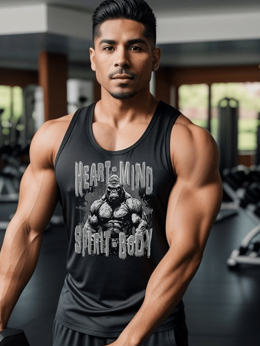 Takes Heart Mind Spirit Body Fitness Workout Gym Trainer Tank Top product image (1)