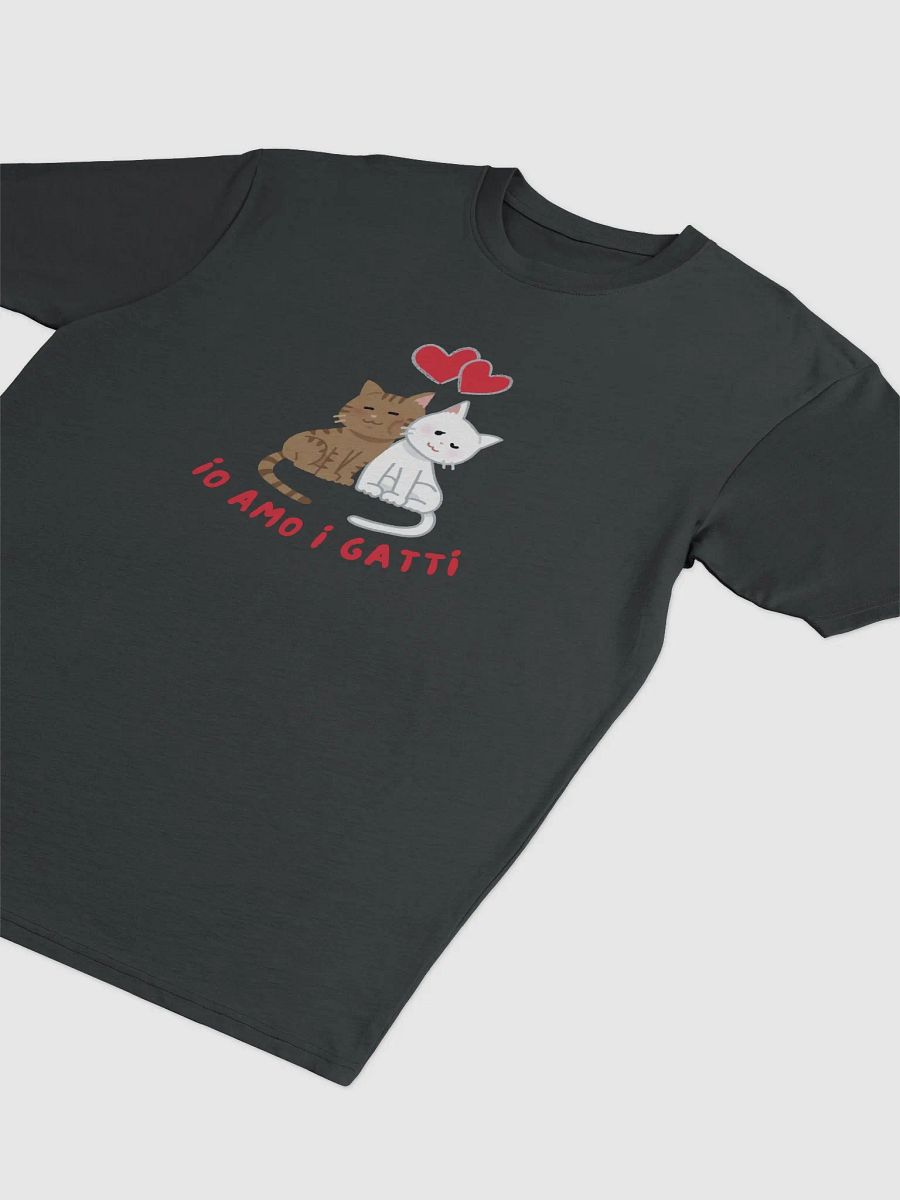 I Love Cats Italian Themed Tee Shirt product image (3)