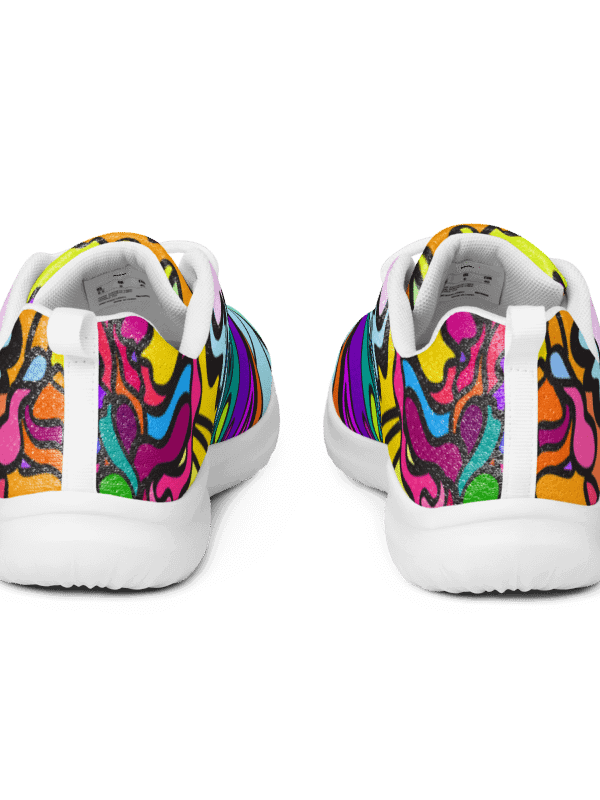 Vibrant Fusion Men's Sneakers - Wave at Sunset product image (5)