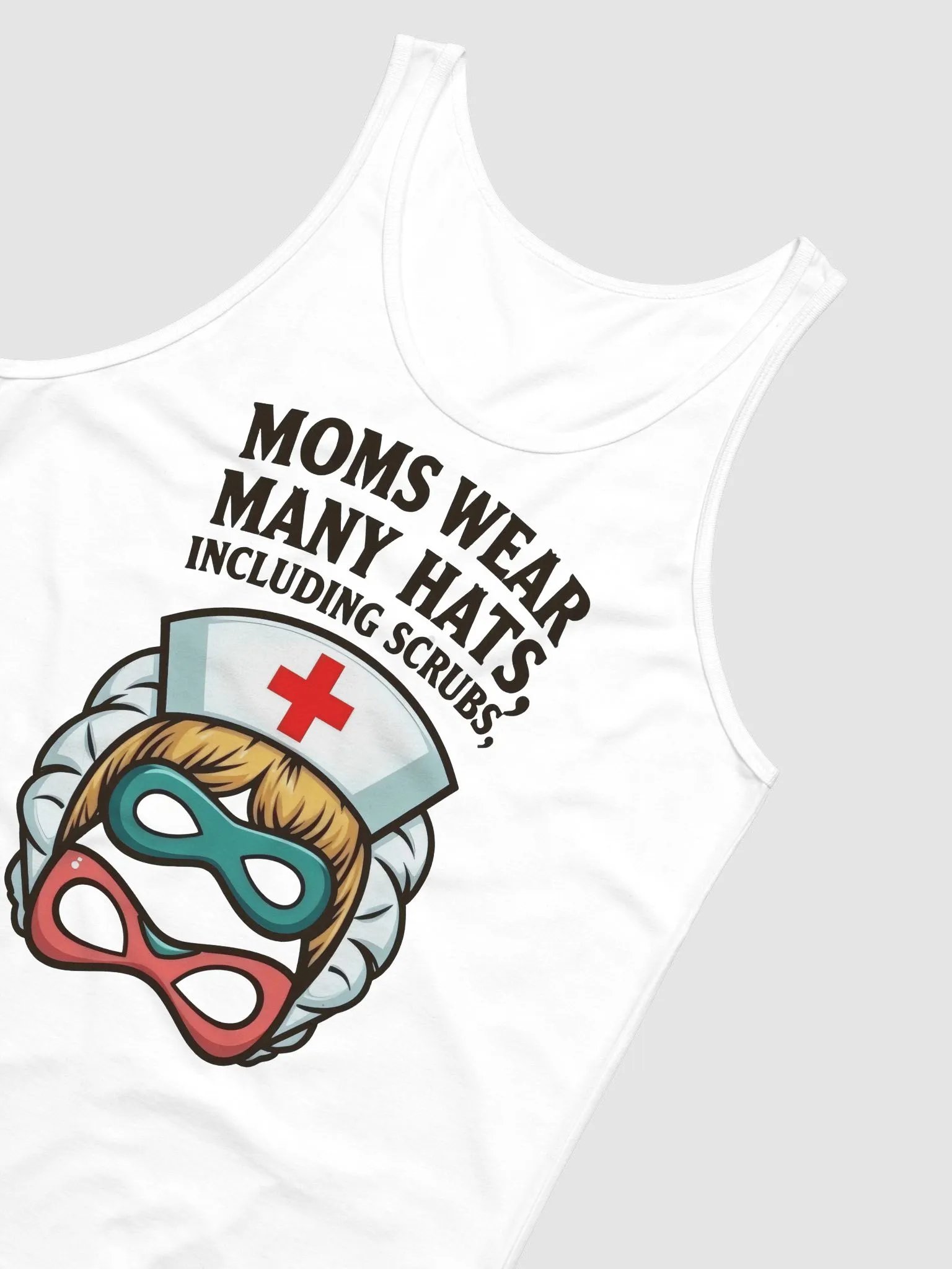 Superhero Nurse Mom Jersey Tank product image (25)