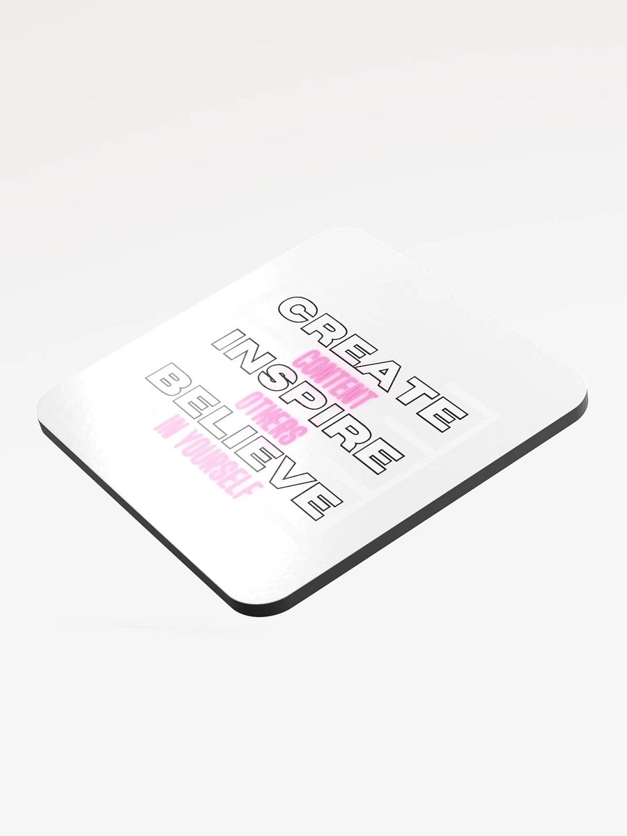 Create Inspire & Believe Cork Coaster product image (3)