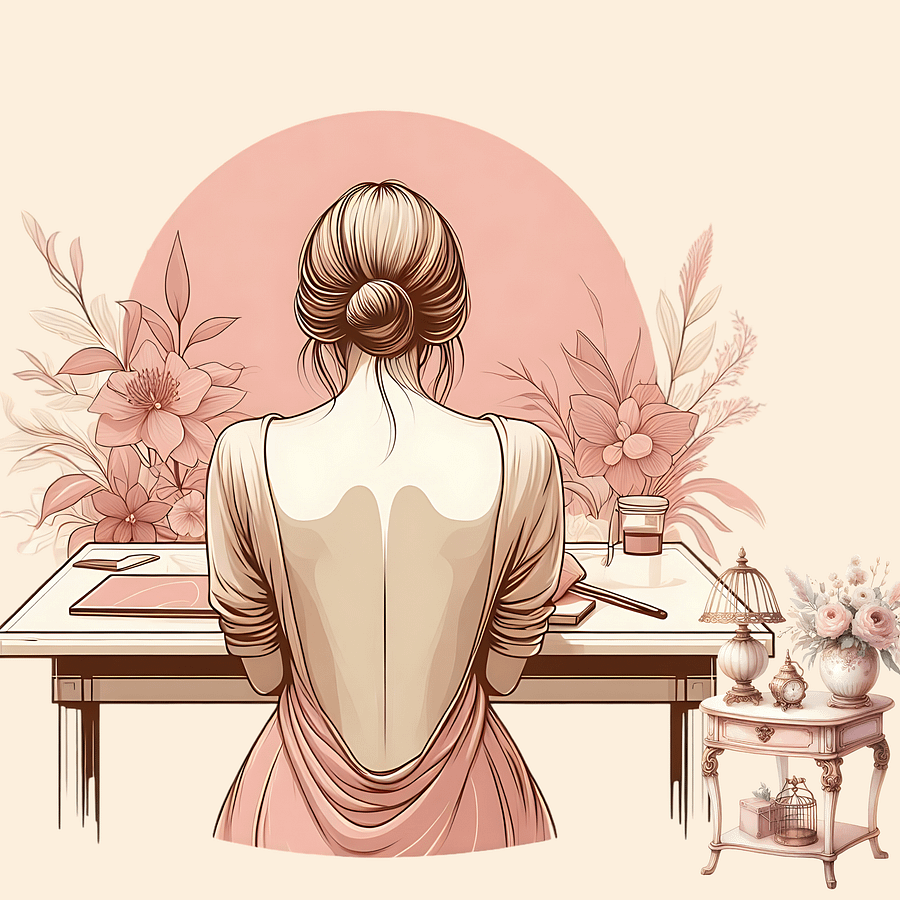 Boho Planner Clipart Soft Pink and Beige product image (3)