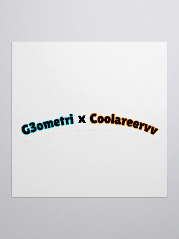 G3ometri X Coolareervv - Sticker product image (1)