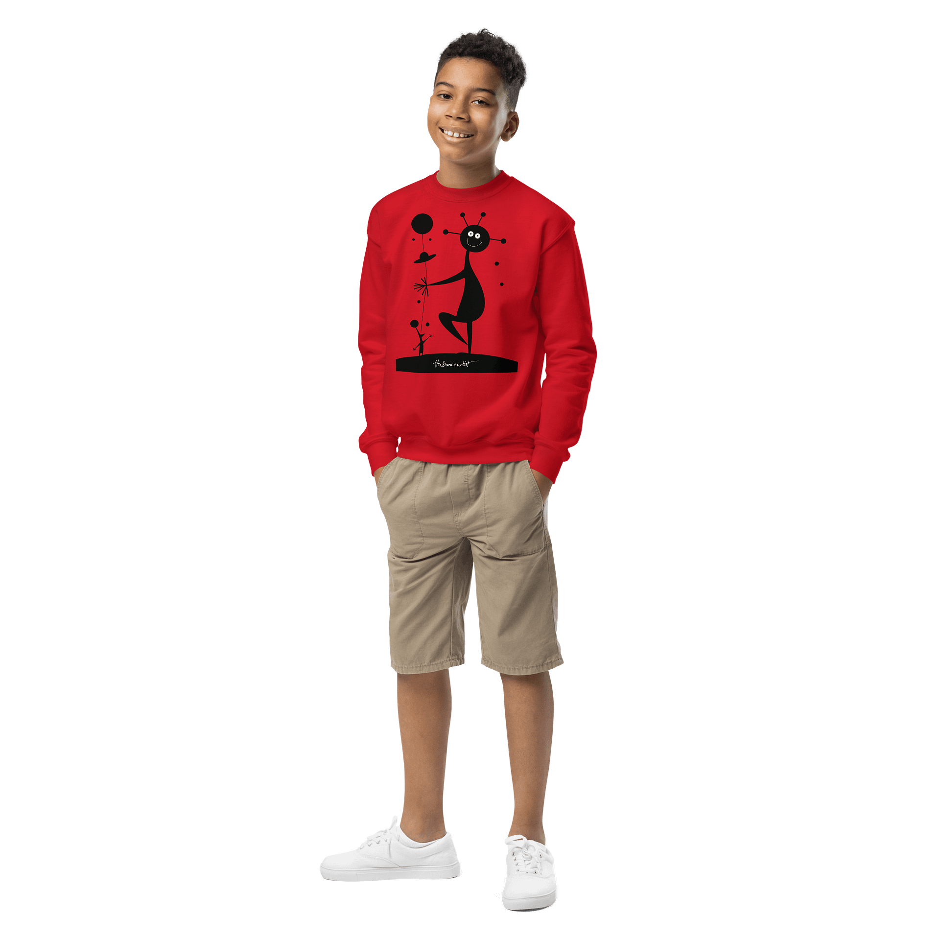 Gildan Youth Crew Neck Sweatshirt product image (1)