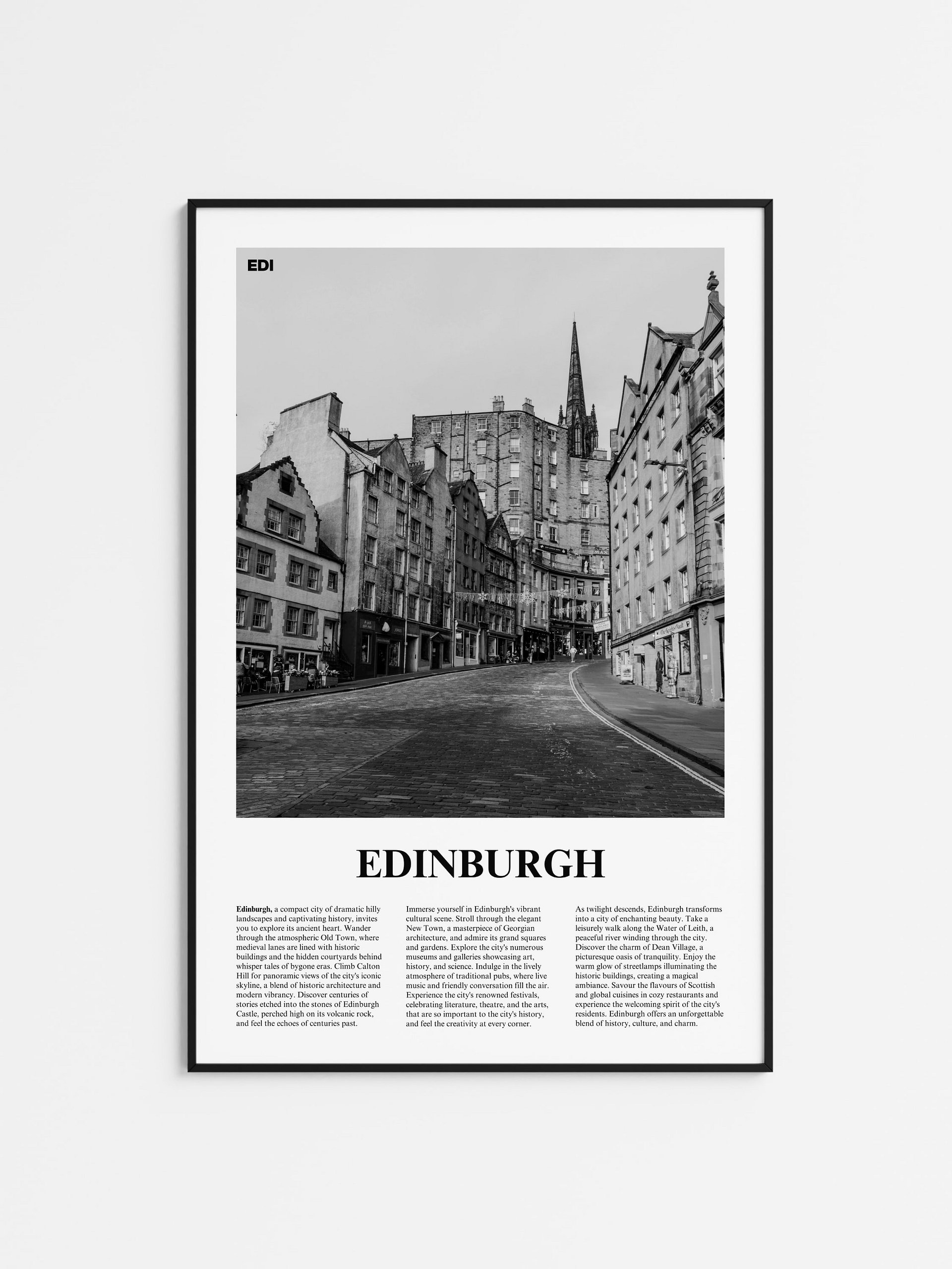 Edinburgh 03 Newspaper Poster product image (1)