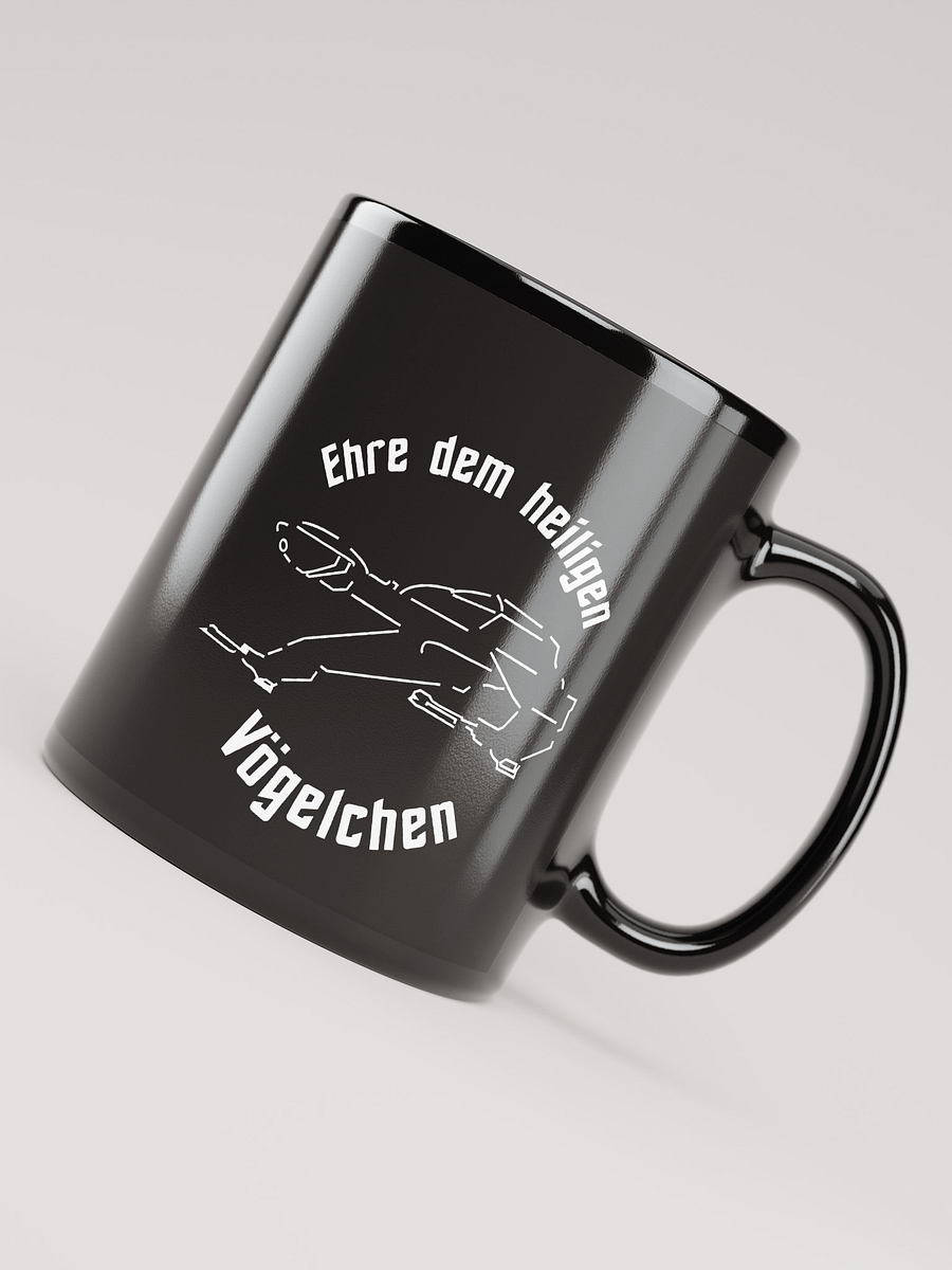 Ehre dem Vögelchen - Tasse schwarz product image (8)