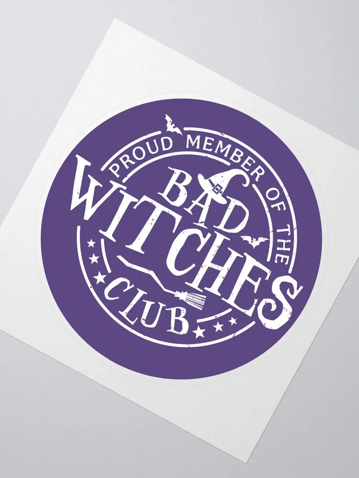 Bad Witches Club Sticker (Purple) product image (2)