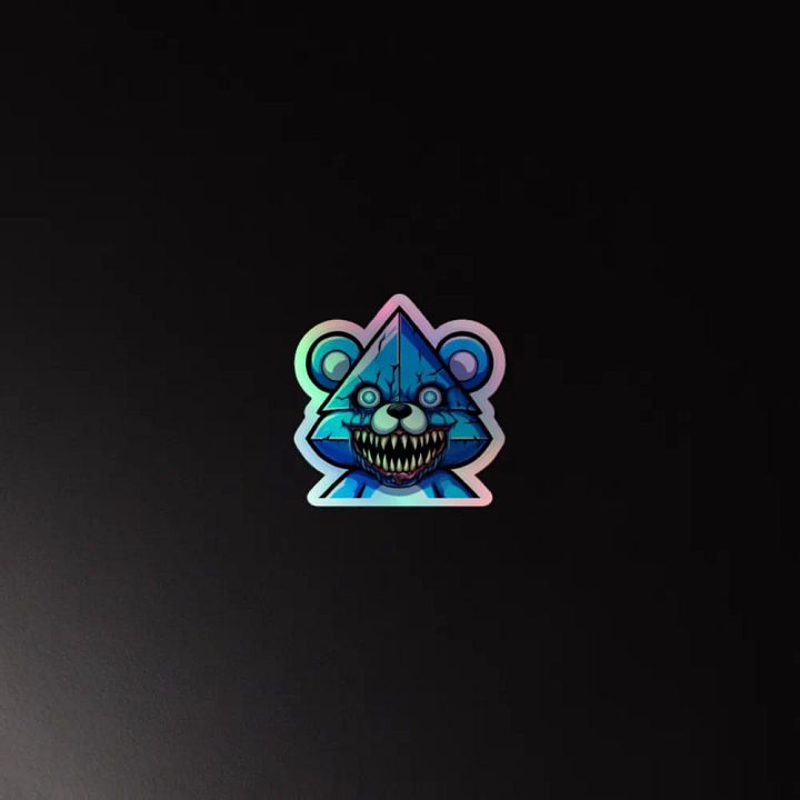 Fierce Bear Holographic Sticker Sheet product image (4)