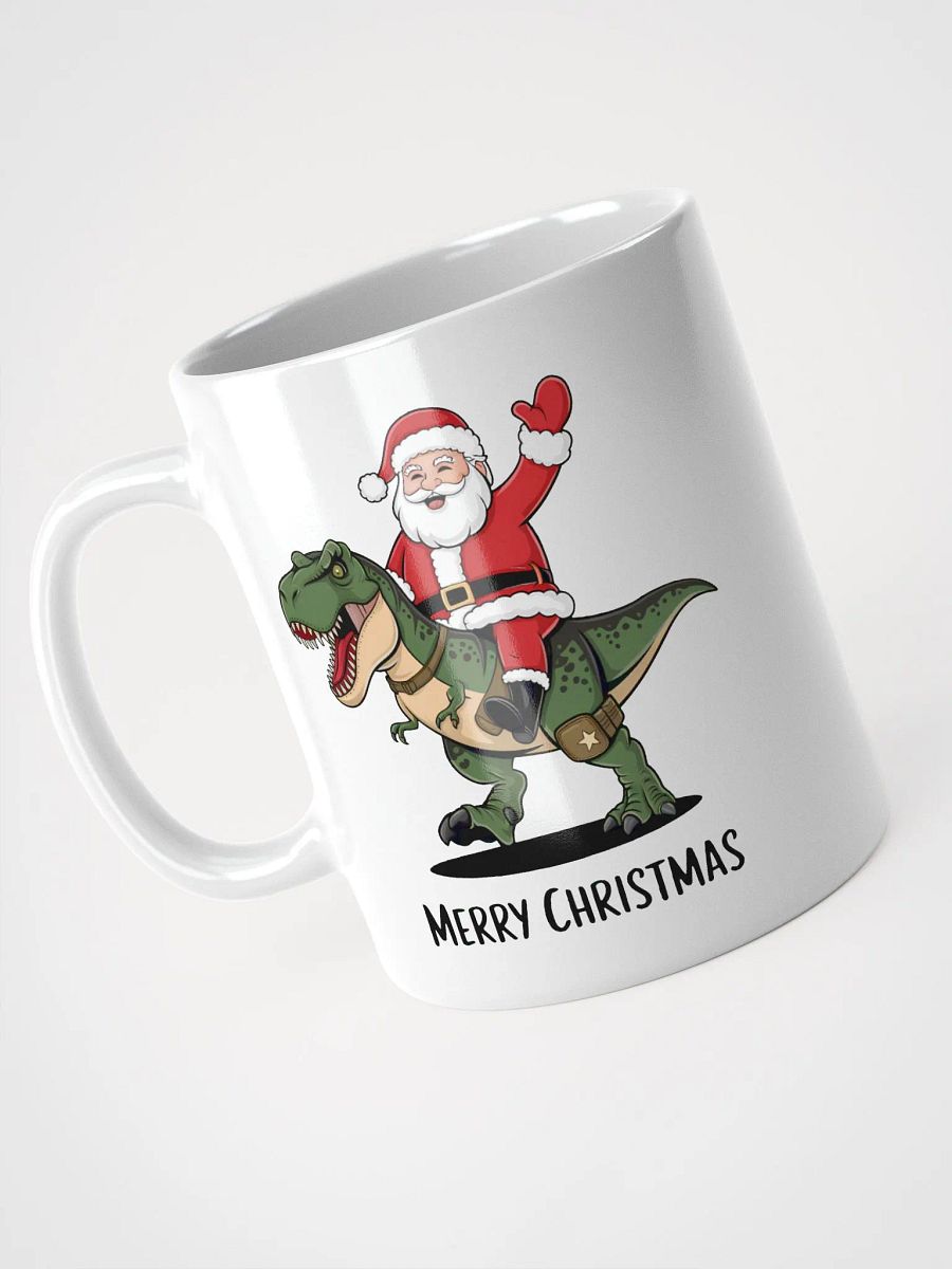 Santa on a Dino Mug product image (3)