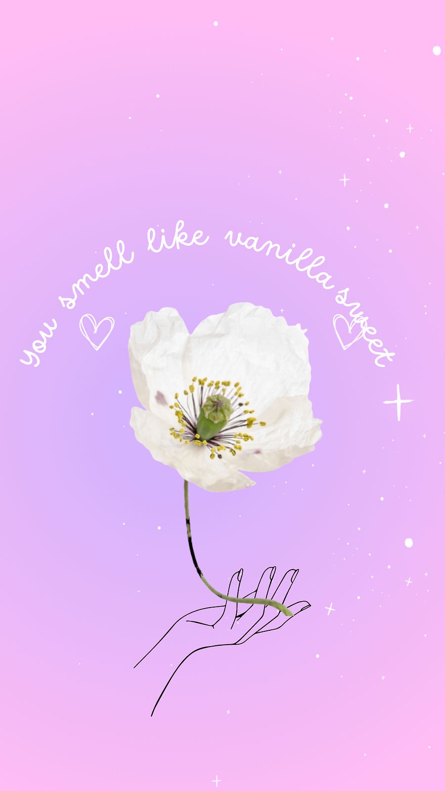 Vanila Poppies Phone wallpaper product image (1)