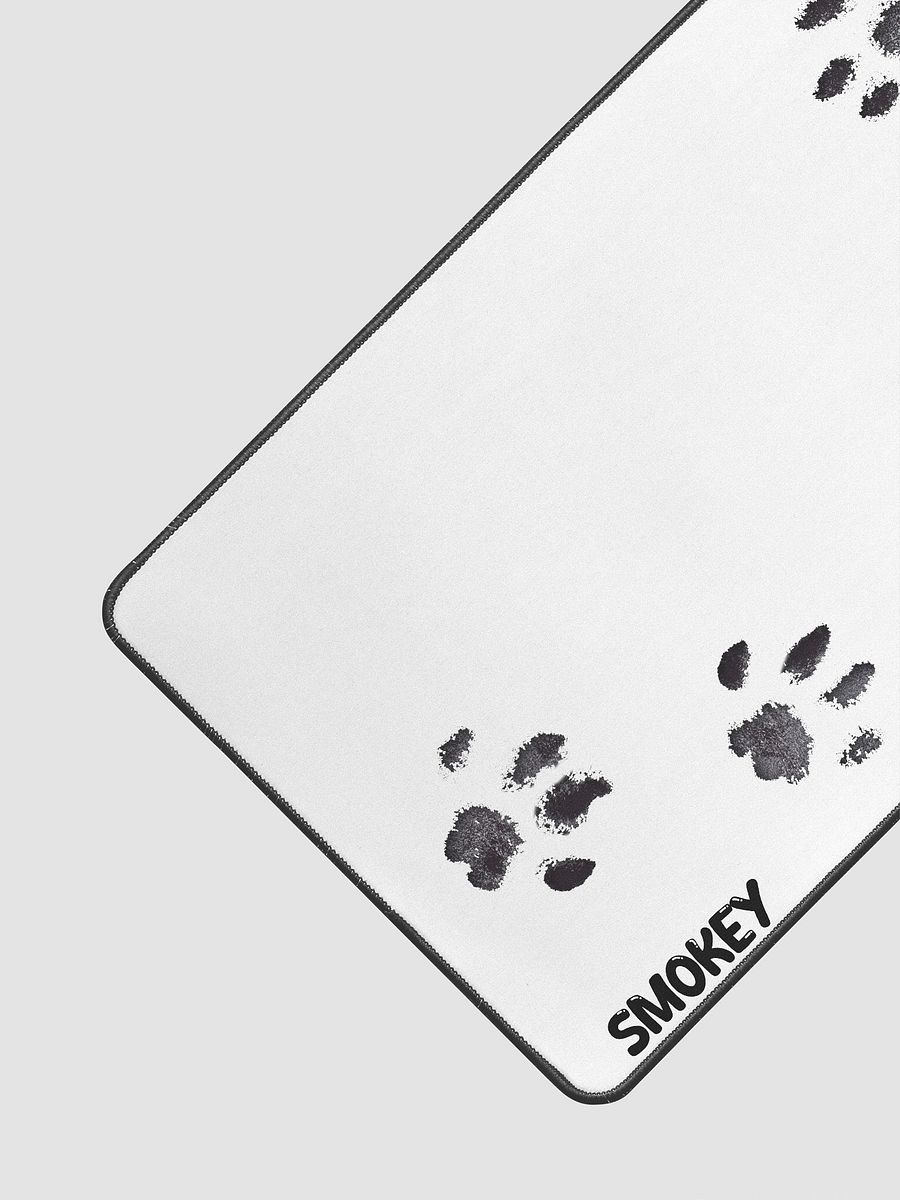 Smokey & Zoey Paw Print Desk Mat (White) product image (3)