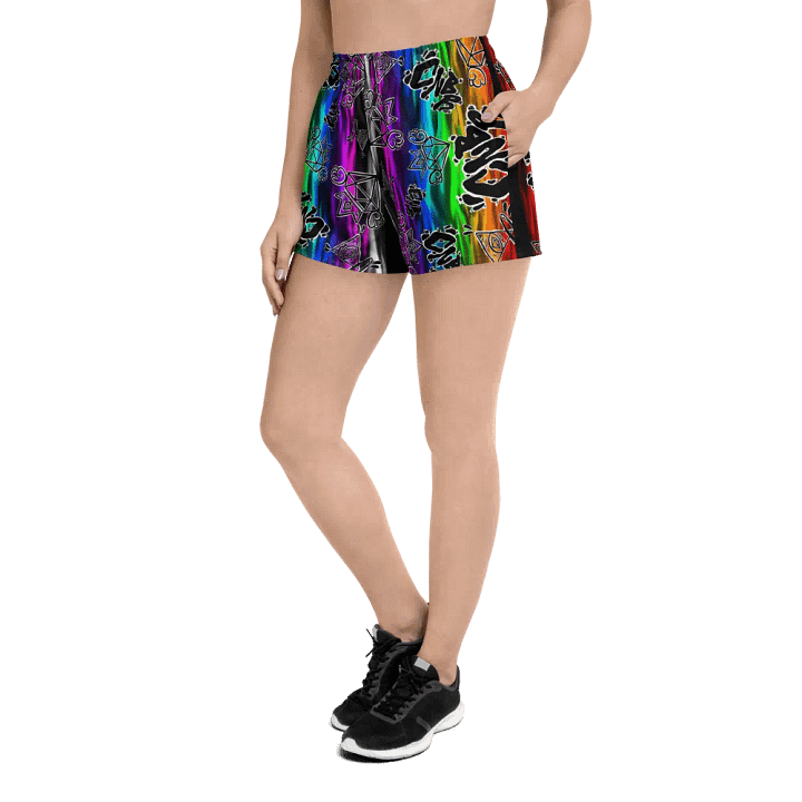 "Tagged Up" - Women's Athletic Shorts product image (2)