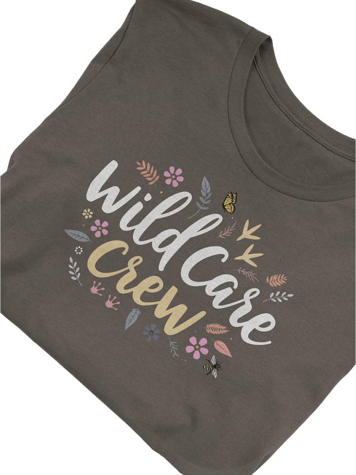 Wild Care Crew T-Shirt, Wildlife Rehab Shirt, Animal Rescue Tee, Vet Nurse Gift, Nature Lover T-shirt product image (2)