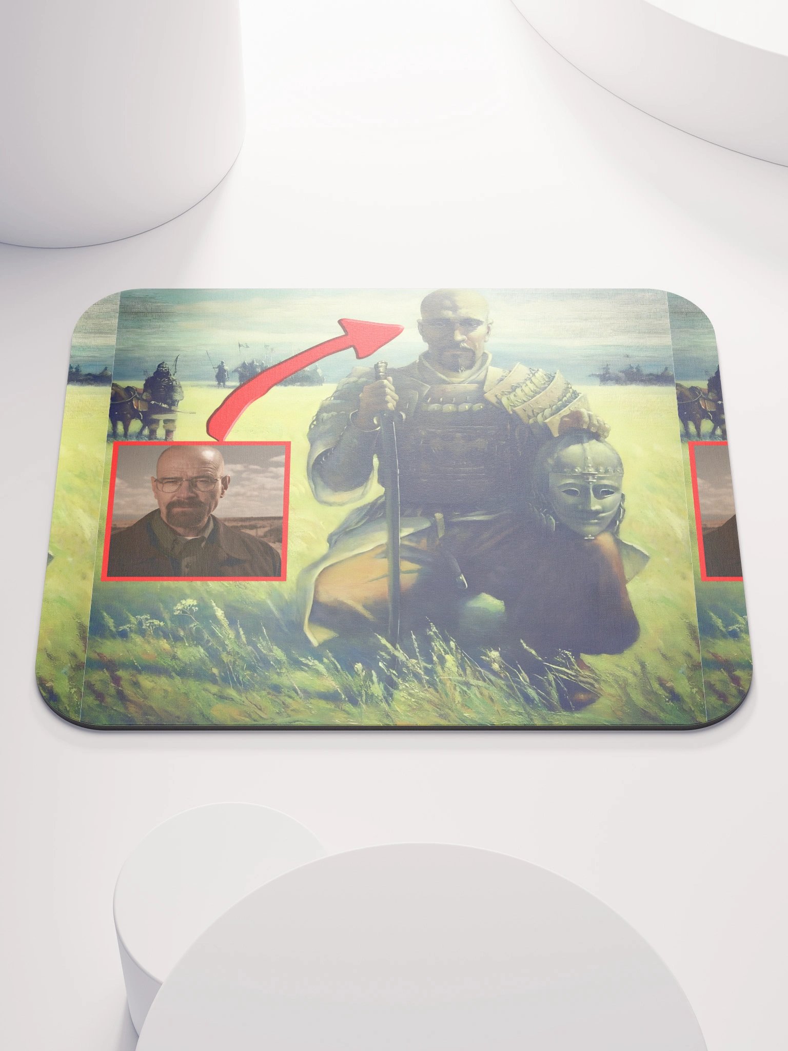 Walter White Khan Mousepad product image (1)
