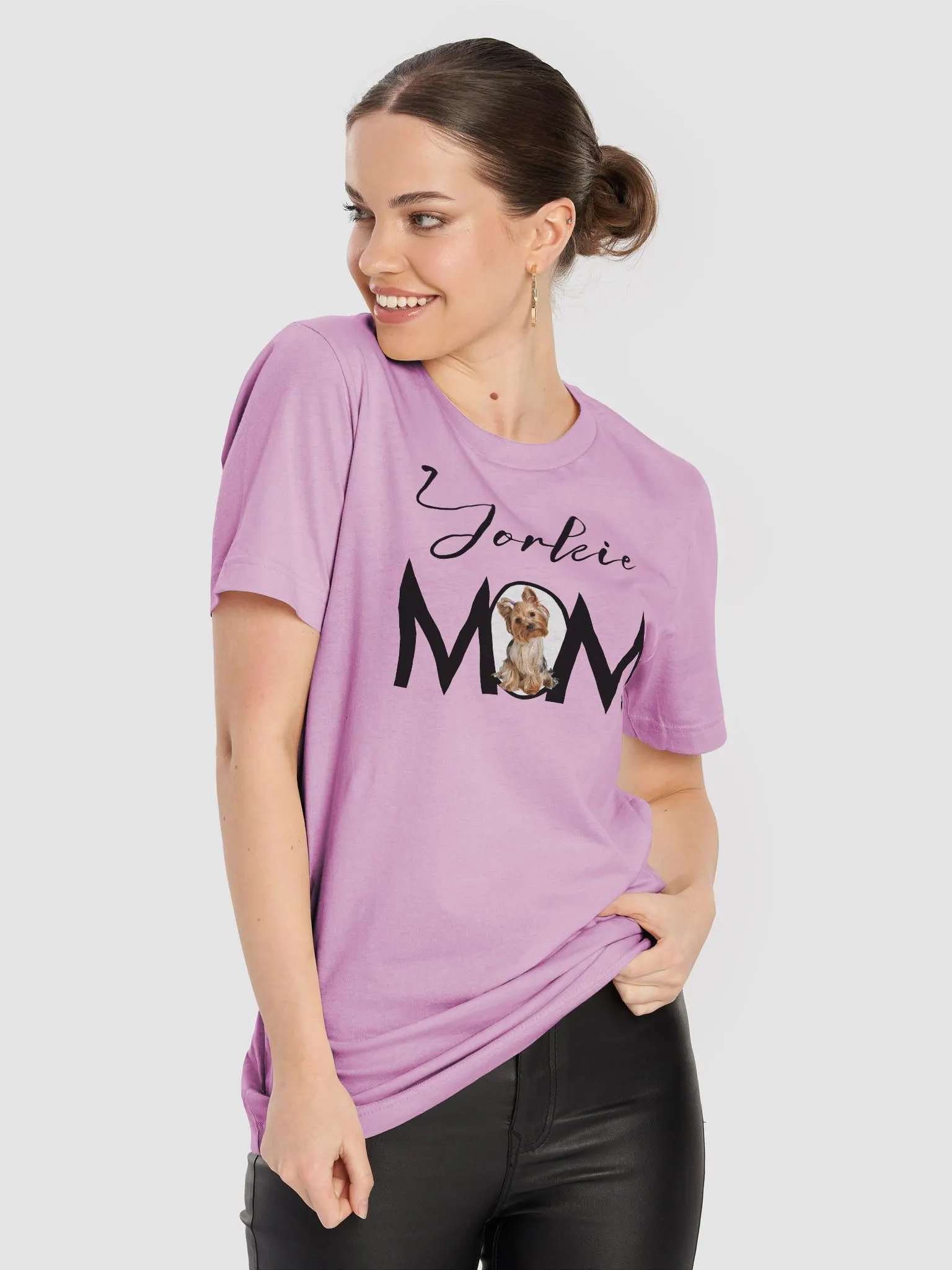 Yorkie Mom Premium T-shirt product image (8)