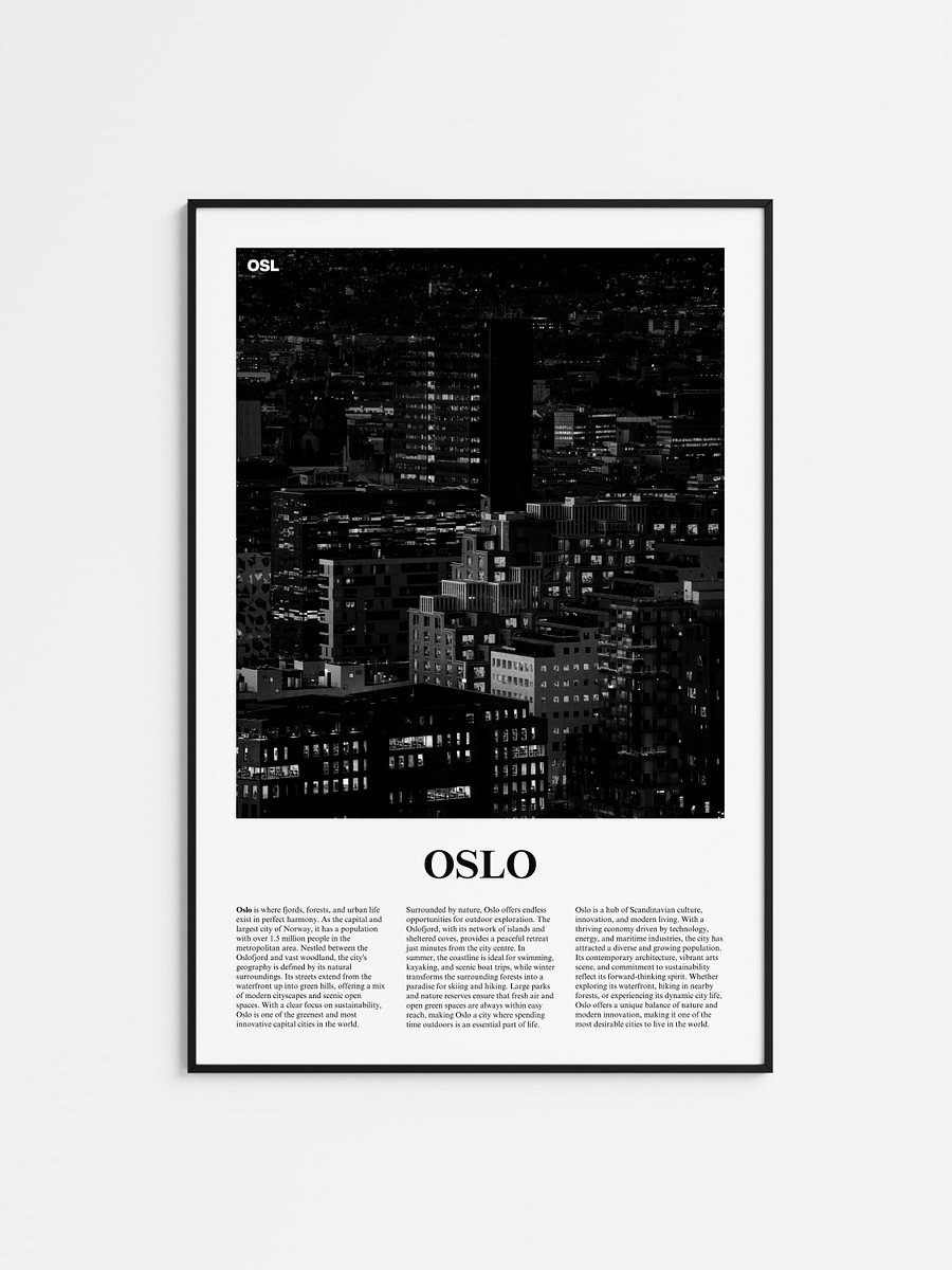 Oslo 03 Newspaper Poster product image (1)