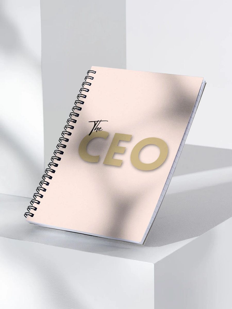 The CEO Spiral Notebook - Blush product image (4)