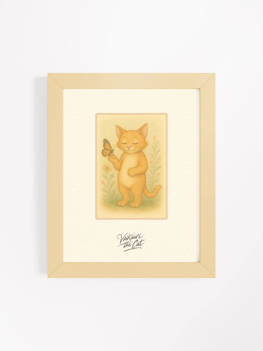 Vaikauri the Cat - Framed Matte Artprint product image (7)