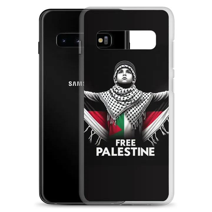 Free Palestine Clear Case for Samsung® |AI Design Free Palestina product image (20)