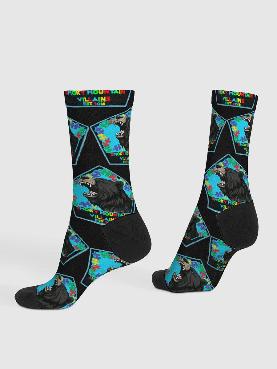 SMV Autism Awareness Logo socks product image (4)