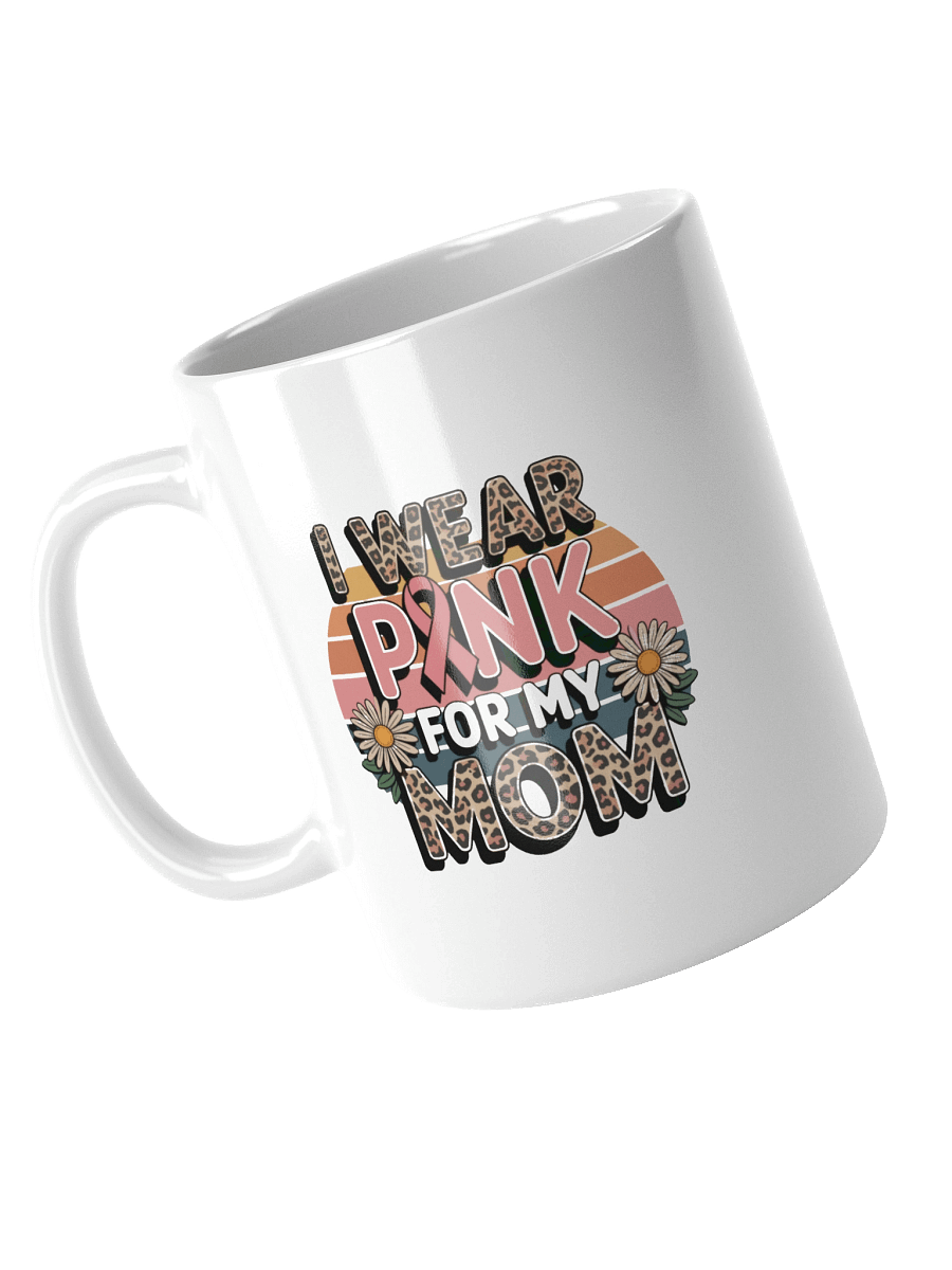 Pink Ribbon Leopard Print Breast Cancer Awareness Mug product image (12)